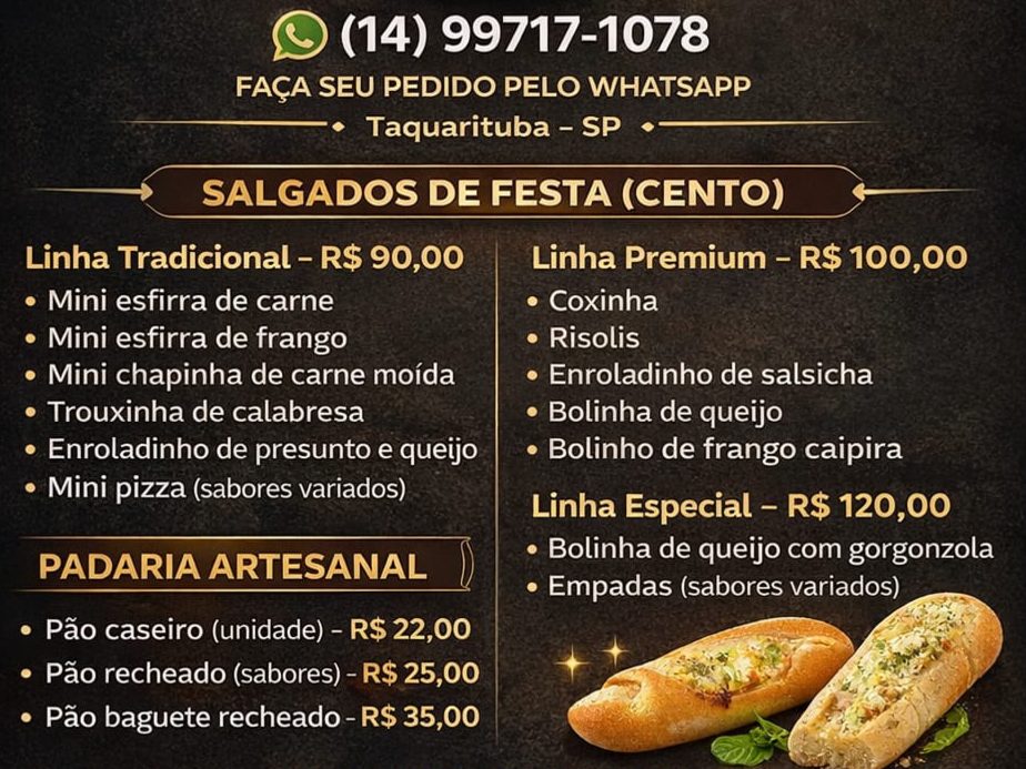 Gourmet Salgados Buffet 