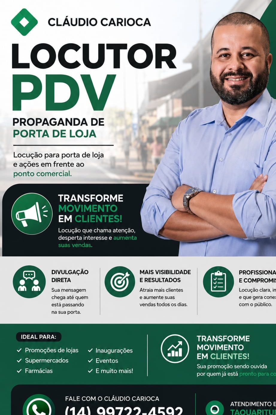 CLÁUDIO CARIOCA LOCUTOR